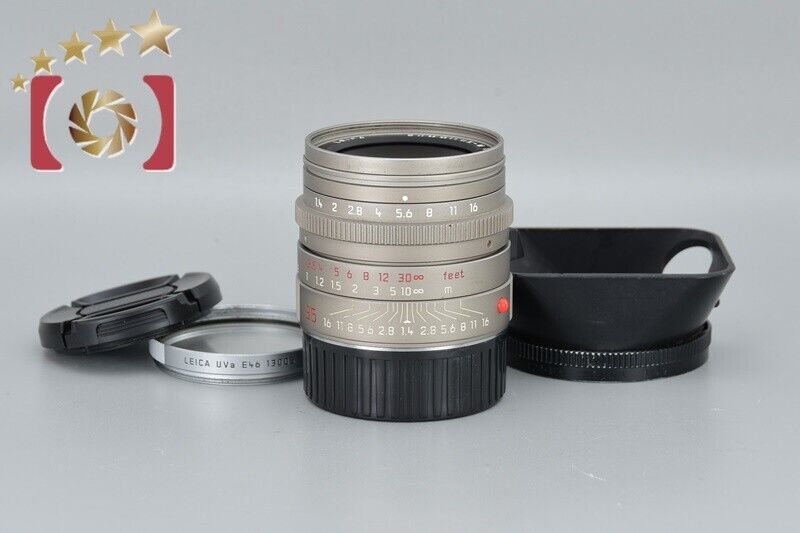 Very Good!! Leica SUMMILUX-M 35mm f/1.4 ASPH. TITAN Lens