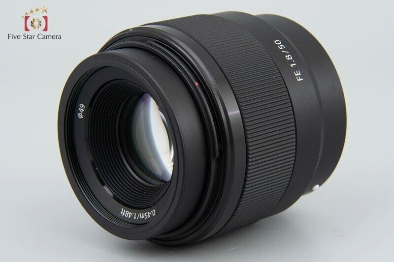 Near Mint!! Sony FE 50mm f/1.8 SEL50F18F Sony Full Frame E-Mount Lens