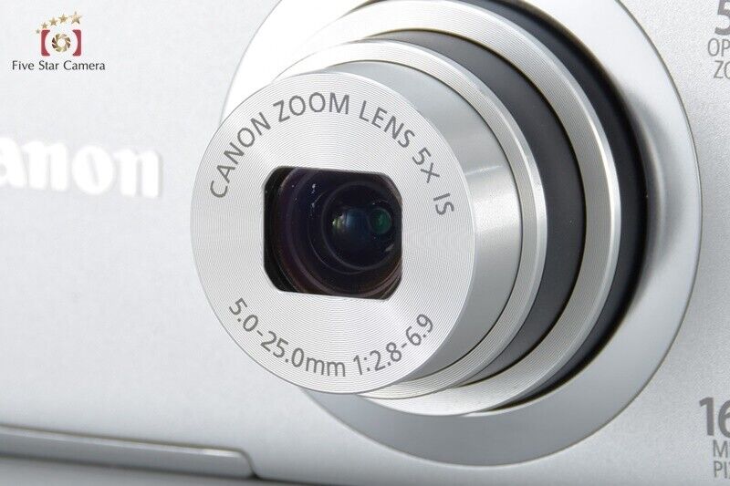 Mint!! Canon Powershot A2400 IS Silver 16.0 MP Digital Camera w/Box