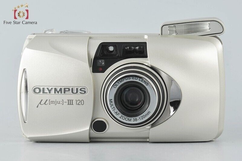 Very Good!! Olympus μ[mju:]-III 120 35mm Point & Shoot Film Camera