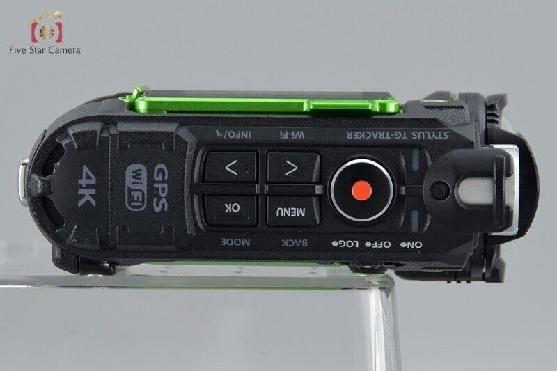 Very Good!!Olympus STYLUS TG-Tracker Green 8.0 MP Waterproof Action Camera w/box