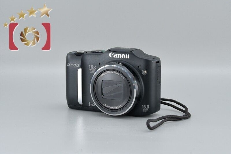 Excellent!! Canon PowerShot SX160 IS Black 16.0 MP DIgital Camera