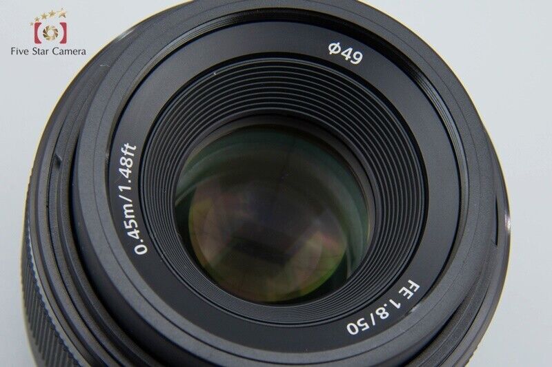 Near Mint!! Sony FE 50mm f/1.8 SEL50F18F Sony Full Frame E-Mount Lens