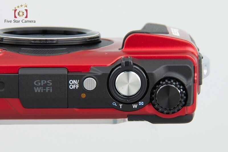 "Shutter count 187" Olympus Tough TG-7 Red 12.0 MP Digital Camera w/ Box