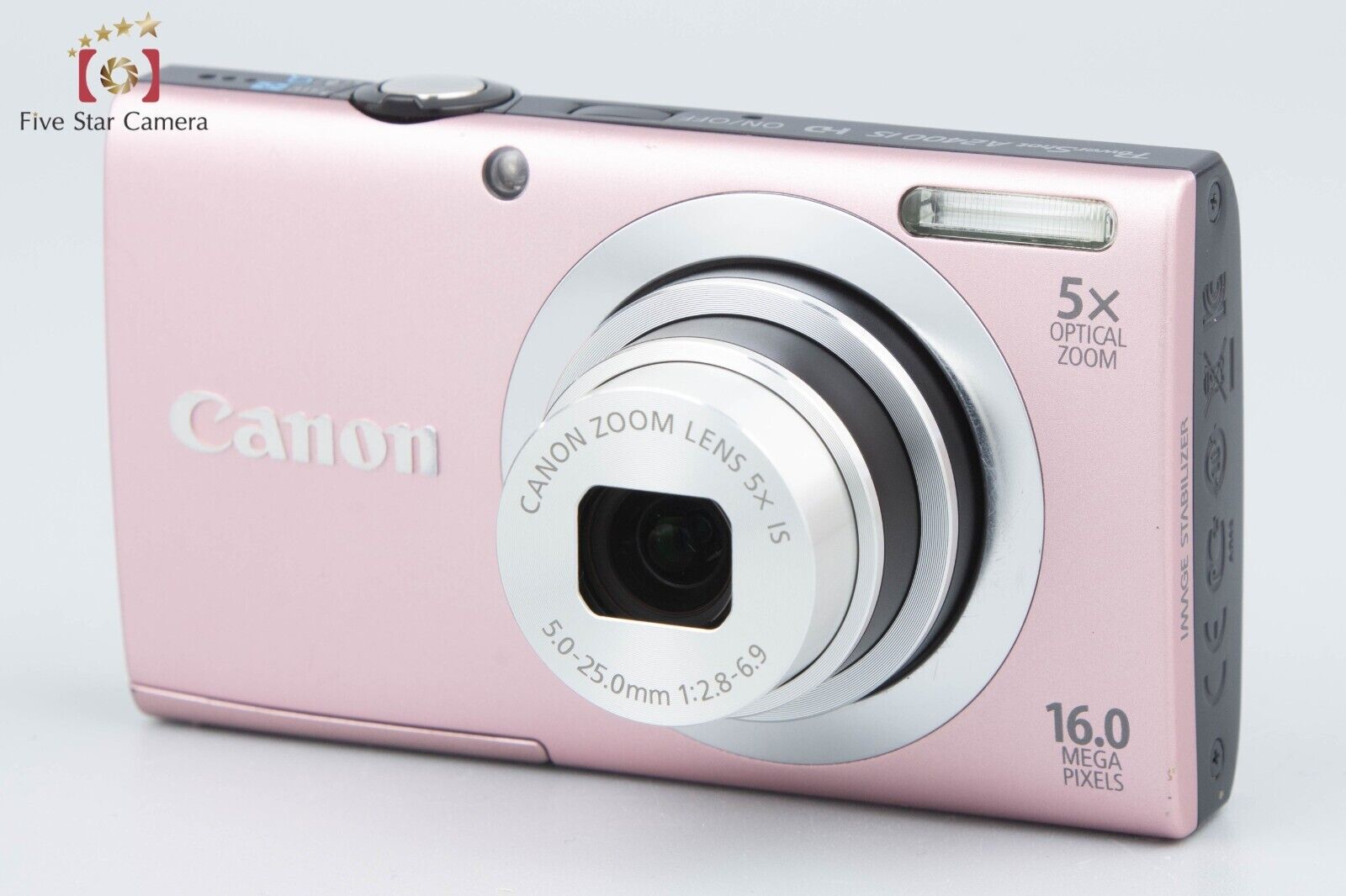 Excellent!! Canon PowerShot A2400 IS Pink 16.0 MP Digital Camera