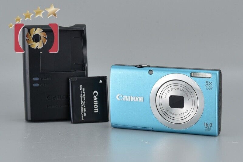 Excellent!! Canon PowerShot A2400 IS Blue 16.0 MP Digital Camera