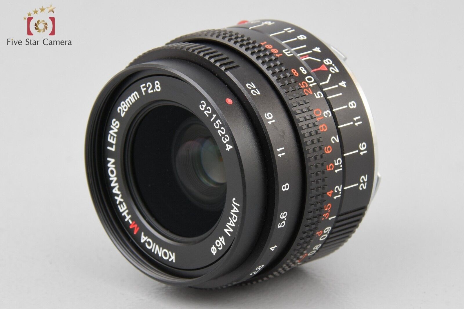 Near Mint!! Konica M-HEXANON 28mm f/2.8 Leica M Mount Lens w/ Box