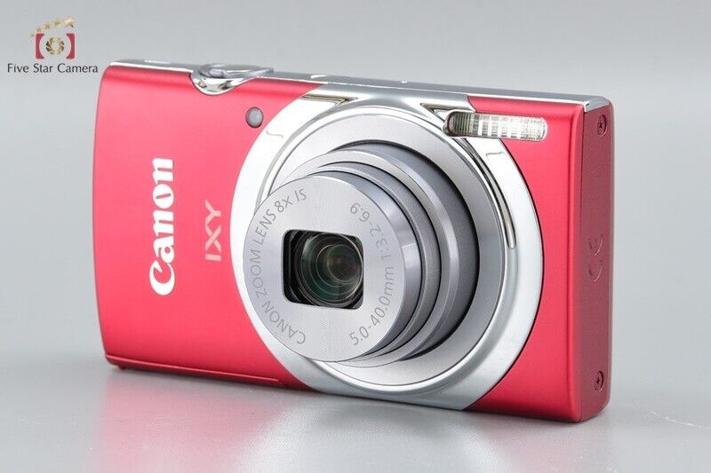 Near Mint!! Canon IXY 130 Red 16.0 MP Digital Camera w/Box