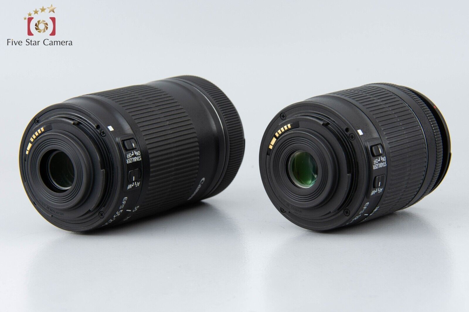 Canon EOS 70D 20.2 MP DSLR EF-S 18-55 55-250 Lenses