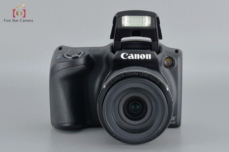 Very Good!! Canon PowerShot SX420 IS Black 20.0 MP Digital Camera