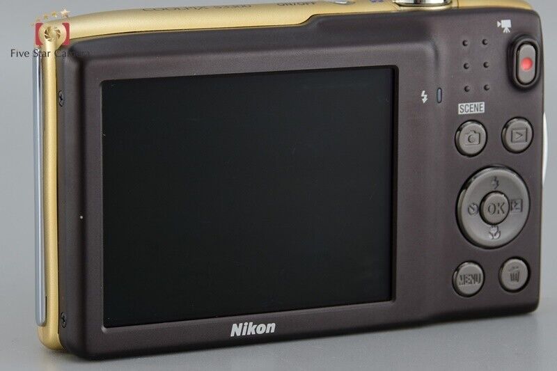 Very Good!! NIkon COOLPIX S3300 Gold 16.0 MP Digital Camera