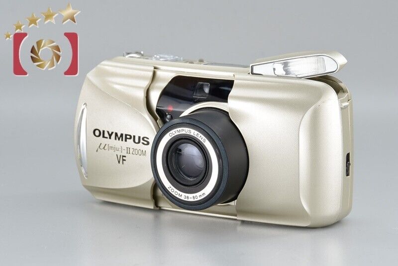 Very Good!! Olympus μ[mju:]-II ZOOM VF 35mm Point & Shoot Film Camera