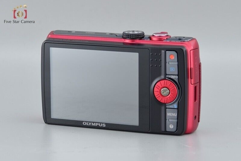 Near Mint!! Olympus SH-21 Red 16.0 MP Digital Camera w/Box