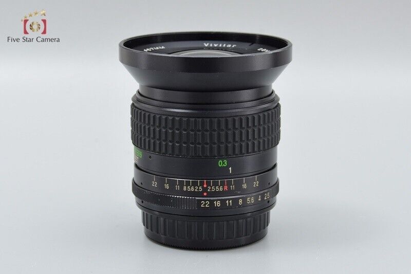 Very Good!!  Vivitar Auto WIDE-ANGLE 28mm f/2.5 Later Model M42 Mount