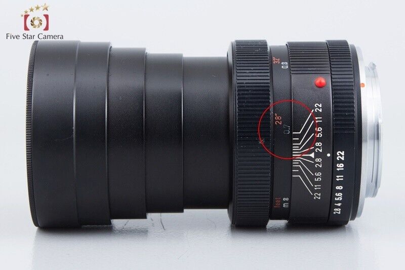 Rare!! Leica ELMARIT-R 90mm f/2.8 3-CAM Red Feet 2023.12 Overhauled!!